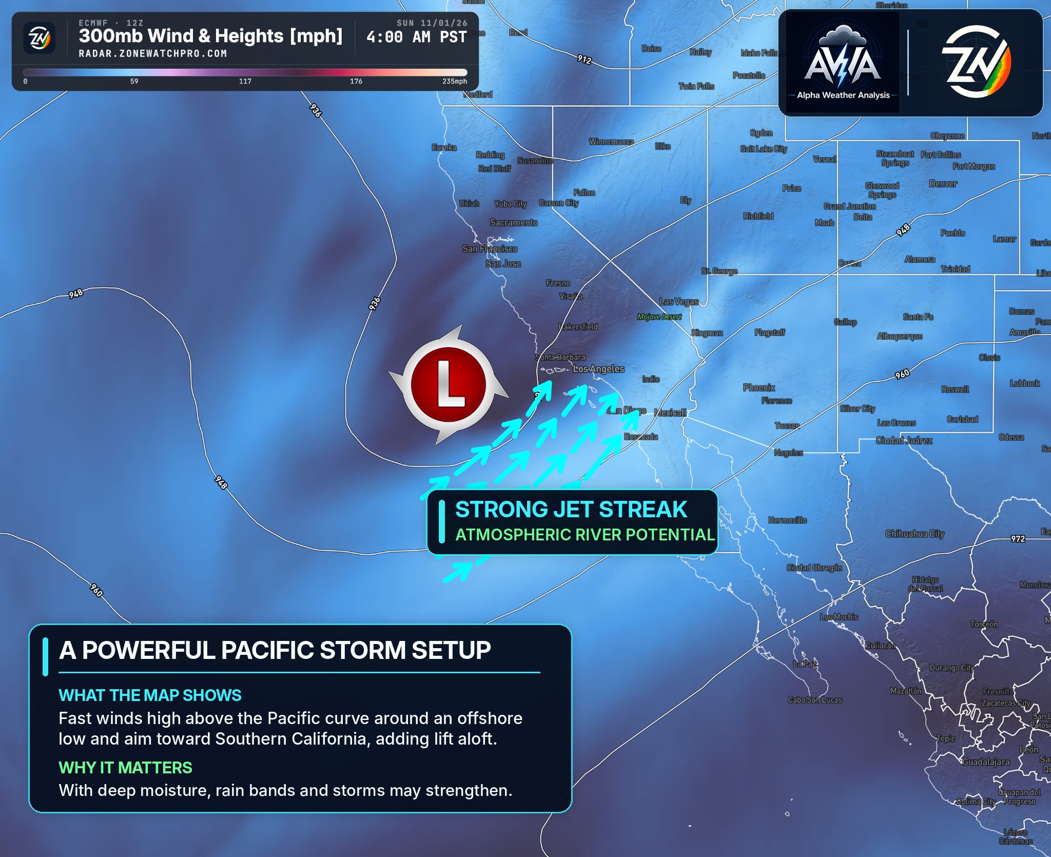 Active Period Coming Up For The West Coast