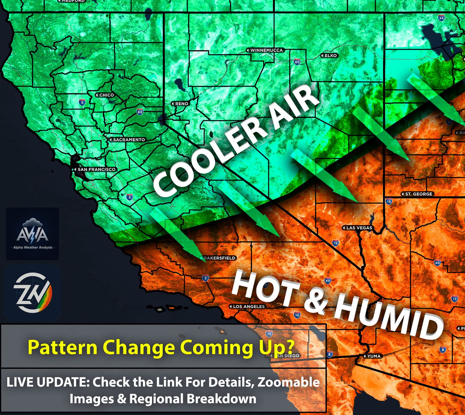 Heat and Humidity to Persist Before Late Weekend Cooldown